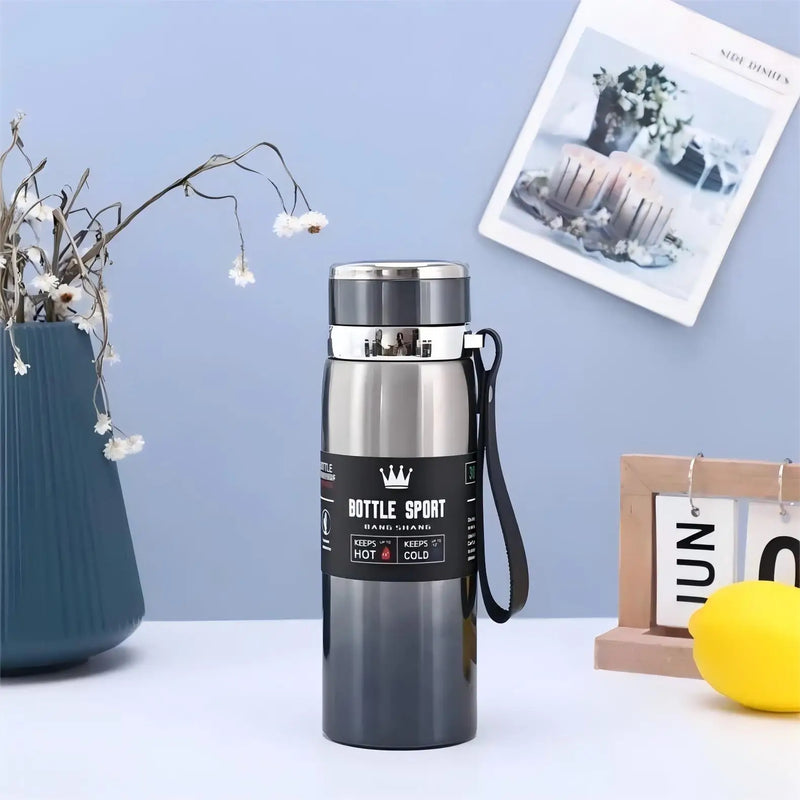 Garrafa Térmica 1L em Aço Inoxidável – Ideal para Água, Chá ou Café