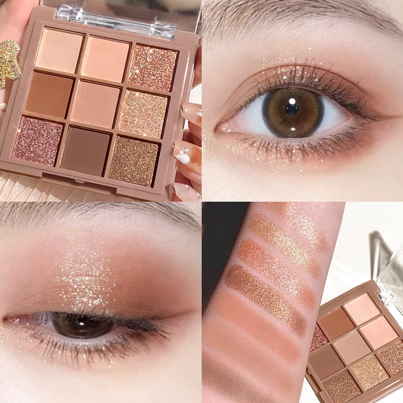 Paleta de Sombras Luxuosa 9-18 Cores