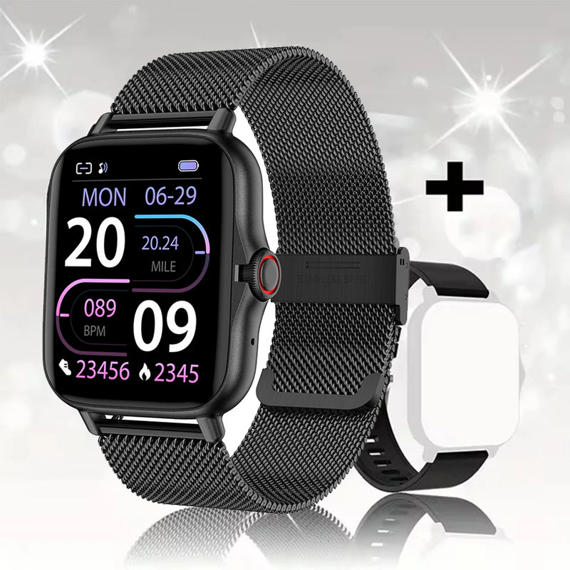 ⌚ Relógio Smart 2024 – Tela Colorida de 1,44" com Monitoramento de Oxigênio no Sangue e Pressão Arterial