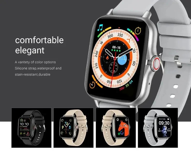 ⌚ Relógio Smart 2024 – Tela Colorida de 1,44" com Monitoramento de Oxigênio no Sangue e Pressão Arterial