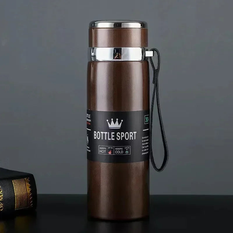 Garrafa Térmica 1L em Aço Inoxidável – Ideal para Água, Chá ou Café
