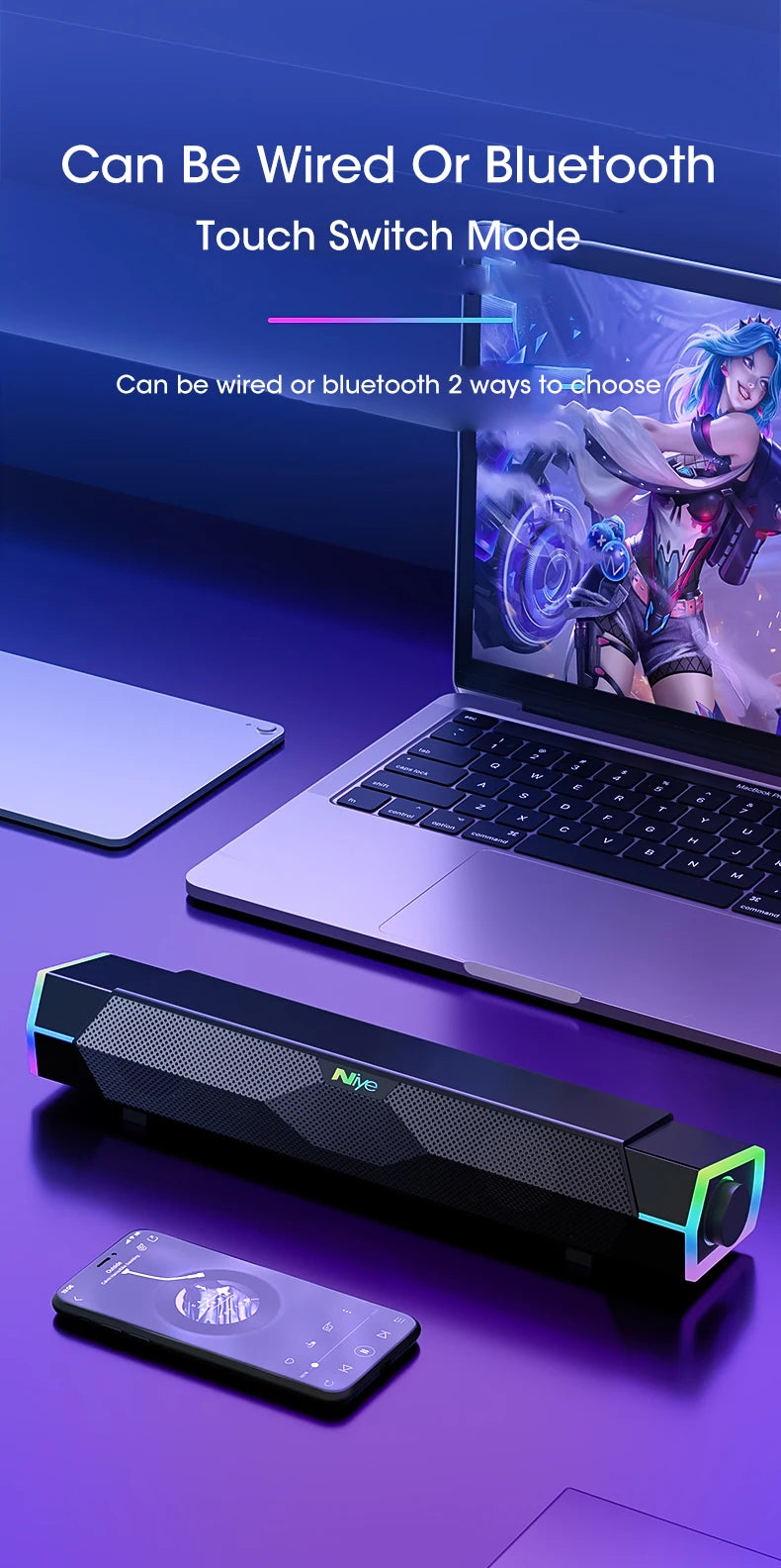 Caixa de Som 4D para Computador